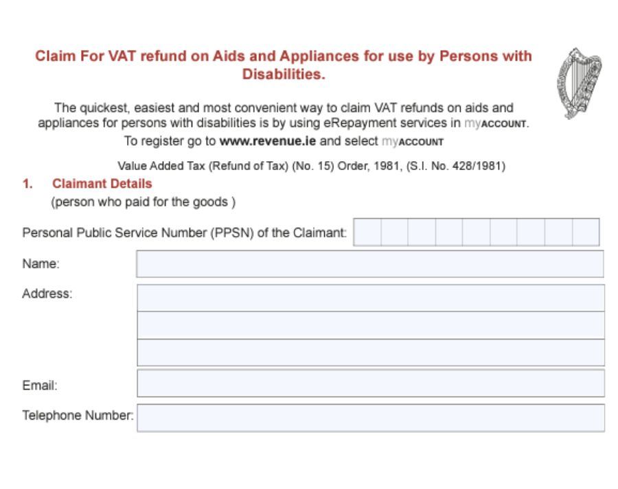 Reclaiming VAT On Disability Products